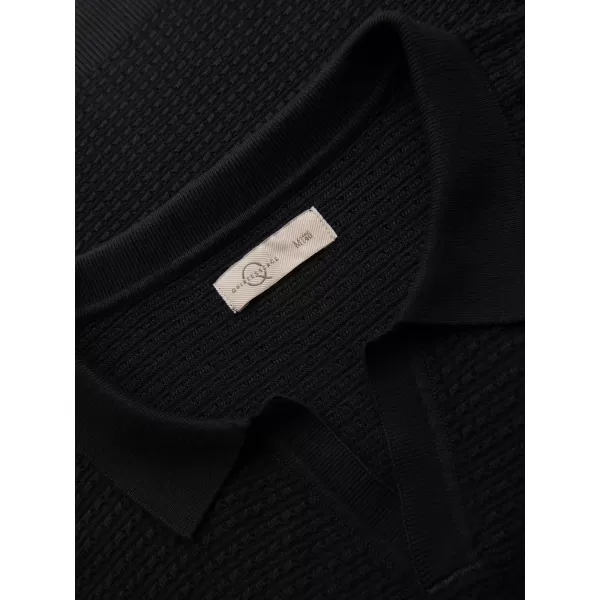  Tricou pentru bărbați OMBRE OM-POSS-0157 NEGRU 