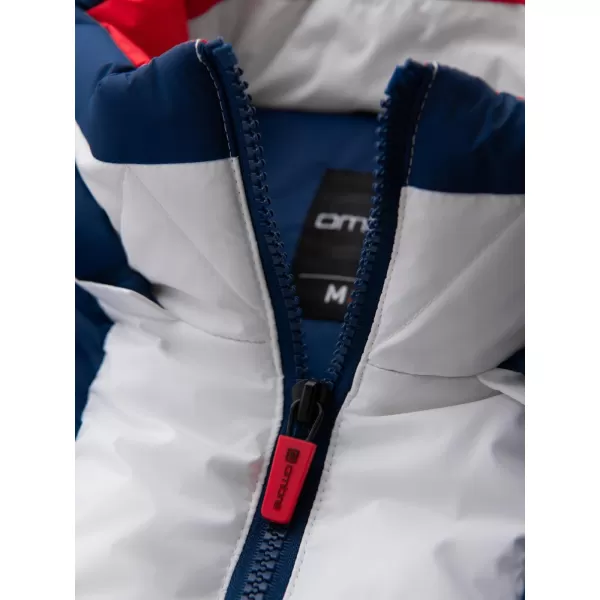  Sacou OMBRE OM-JALP-0296 ALBASTRU ȘI ALB 