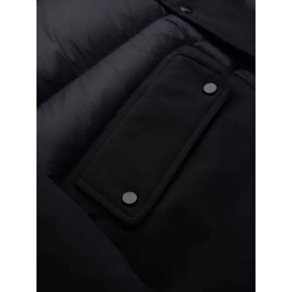  Palton pentru bărbați OMBRE OM-JALJ-0308 NEGRU 
