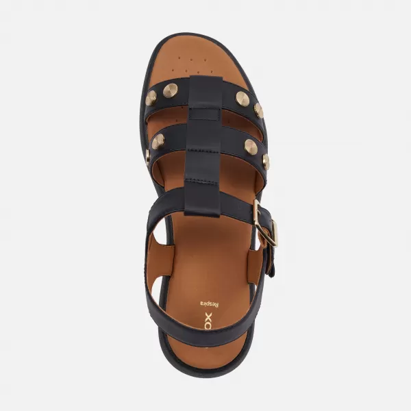  Sandale de dama GEOX CAMALEI G000986 NEGRU 