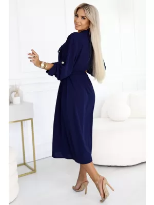 Rochie NUMOCO 531-6 ALBASTRU