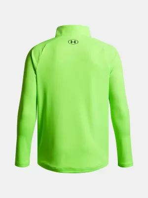 Tricou băieți UNDER ARMOUR UA TECH 2.0 1/2 ZIP 1363286-389 VERDE