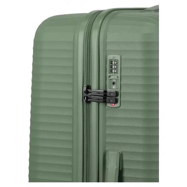  Valiză TRAVELITE Air Stripe S,M,L Slim VERDE 