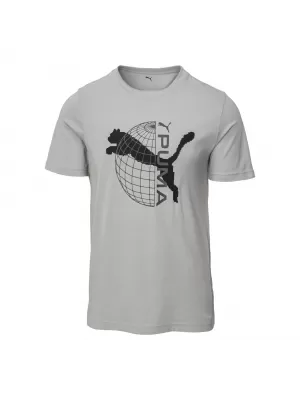 Cămaşă PUMA TECH GRAPHIC TEE 63219263 ECOU GRI