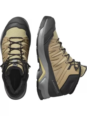 Pantofi pentru bărbați SALOMON X-ADVENTURE COLDRUSH WATERPROOF VAREC/NEGRU/PEWTER