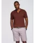 Tricou pentru bărbați OMBRE OM-POSS-0159 MARO ÎNCHIS