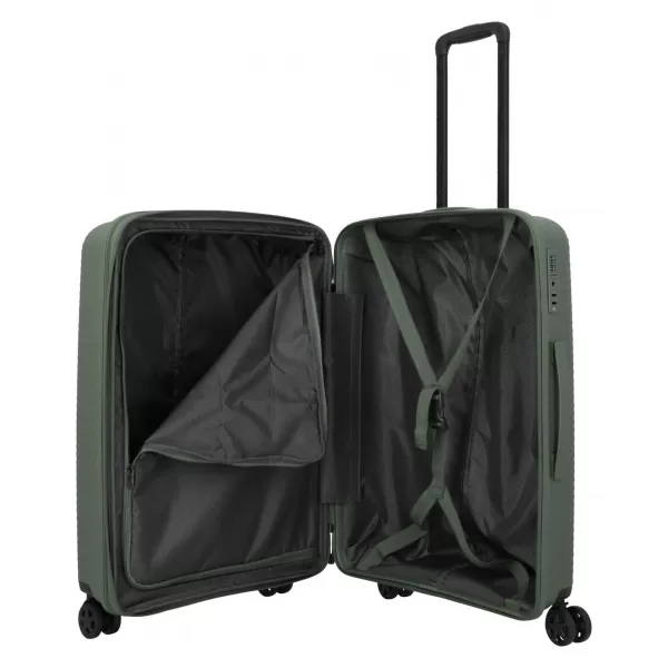  Valiză TRAVELITE Air Stripe S,M,L Slim VERDE 