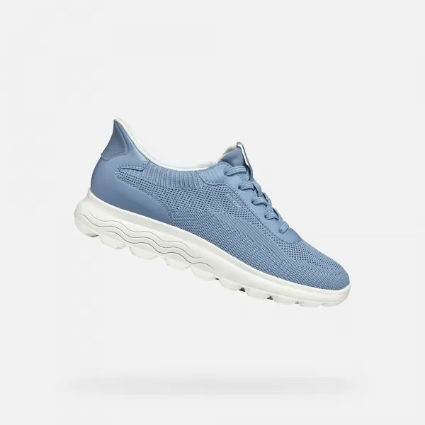  Adidași de damă GEOX SPHERICA PLUS ALBASTRU DESCHIS 