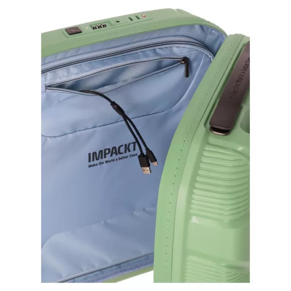 Valiză IMPACKT IP1 S VERDE DE PRIMĂVARĂ 