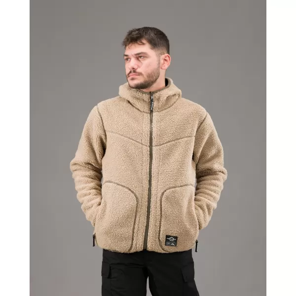  Hanorac fleece PENTAGON IANOS SHERPA 2 K09057 NEGRU/GRI LUP 
