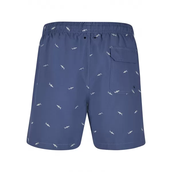  Pantaloni scurți de baie URBAN CLASSICS TB2680 VINTAGE BLUE/FROST MINT 