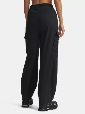 Pantaloni sport de damă UNDER ARMOUR UA UNSTOPPABLE RSTOP CARGO 6007025-001 NEGRU