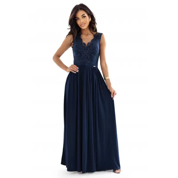  Rochie NUMOCO 215-6 ALBASTRU ÎNCHIS 
