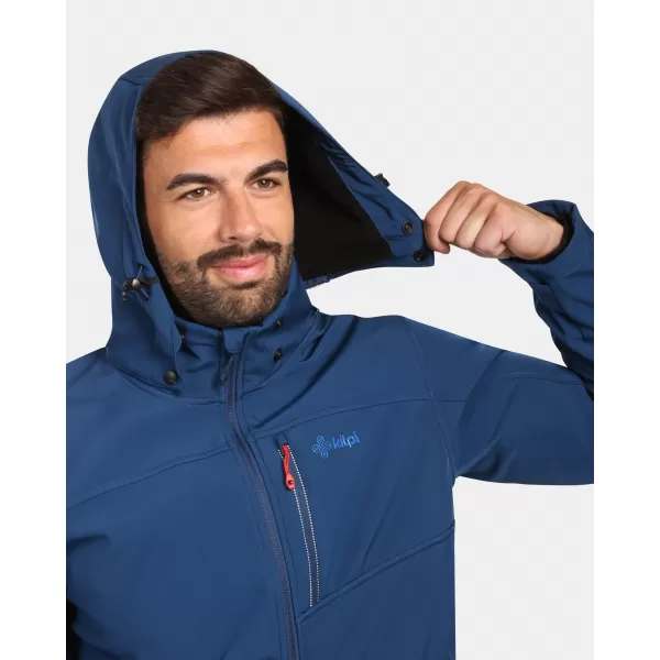  Jachetă softshell pentru bărbați KILPI RAVIO-M ZM0129KI ALBASTRU ÎNCHIS 