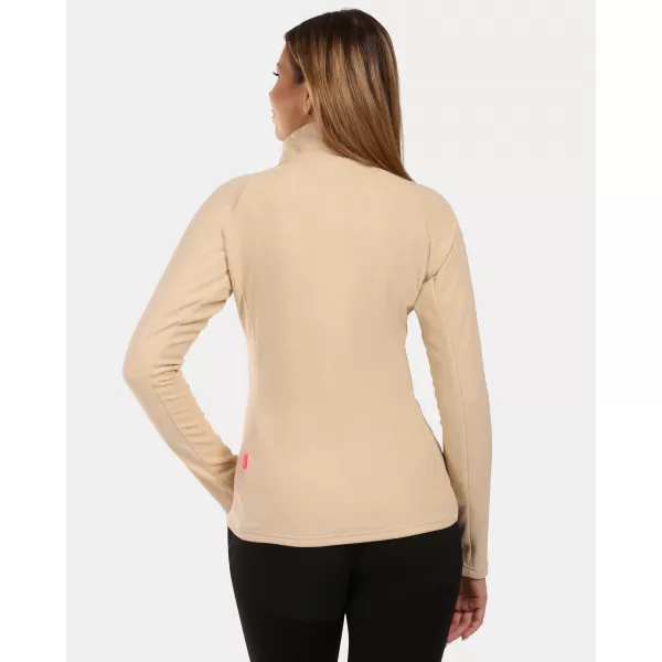  Hanorac de damă din fleece KILPI GLAMER-W ZL0210KI BEJ 
