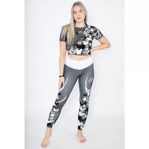  Crop top funcțional premium pentru femei ALTISPORT VOJ/ALW022TR07 GRI 