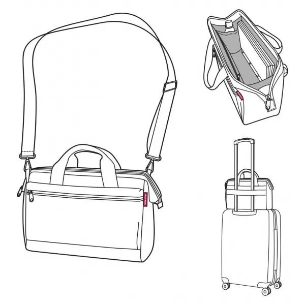  Sac REISENTHEL ALLROUNDER S POCKET HERINGBONE ALBASTRU ÎNCHIS 