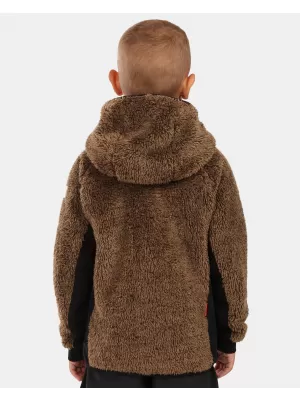 Hanorac fleece pentru băieți KILPI NORKA-JB ZJ0201KI MARO