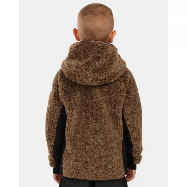  Hanorac fleece pentru băieți KILPI NORKA-JB ZJ0201KI MARO 
