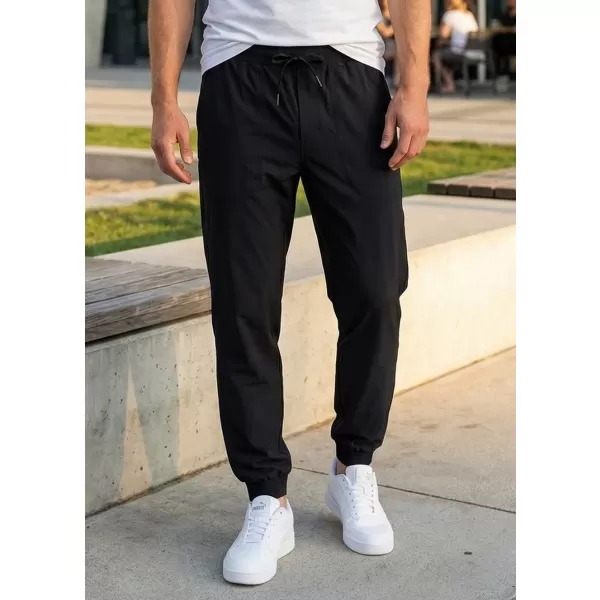  Pantaloni pentru bărbați ALTISPORT ATS JOGGER CLASSIC - FIT NEGRU 