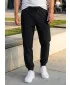 Pantaloni pentru bărbați ALTISPORT ATS JOGGER CLASSIC - FIT NEGRU