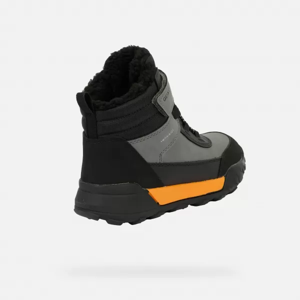  Cizme de iarna pentru baieti GEOX TREKKYUP B ABX J46MBE0MEMSC0036 NEGRU 