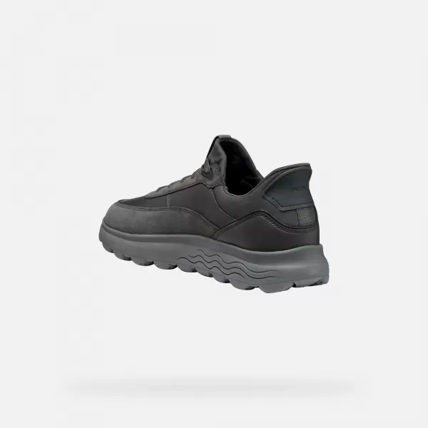  Adidași pentru bărbați GEOX SPHERICA PLUS G011478 GRI ÎNCHIS 