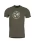 tricou PENTAGON GLOBE T-SHIRT K09055 MARO GRI
