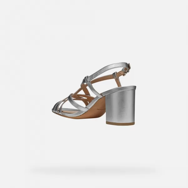  Sandale de dama GEOX VIRNILISA 65 S ARGINT 