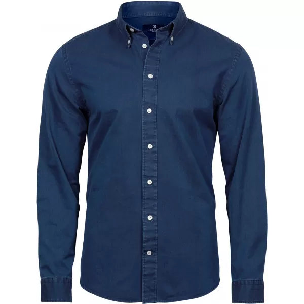  Cămașă pentru bărbați TEE JAYS | TJ 4002 ALBASTRU INDIGO 