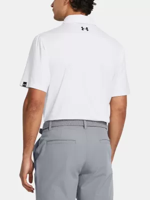 Tricou pentru bărbați UNDER ARMOUR UA T2G POLO LB 1383255-100 ALB