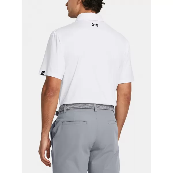  Tricou pentru bărbați UNDER ARMOUR UA T2G POLO LB 1383255-100 ALB 