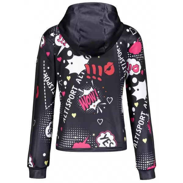  Hanorac de dama ALTISPORT GILL NEGRU 