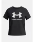 Tricou fetita UNDER ARMOUR UA BIG LOGO SS 1389756-001 NEGRU