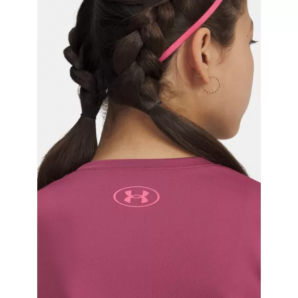  Tricou fetita UNDER ARMOUR TECH VARSITY GRAPHIC SS 6007917-659 ROŞU 