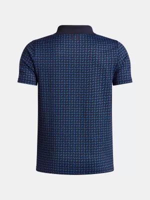 Tricou băieți UNDER ARMOUR UA MATCHPLAY PRINTED POLO 1377349-411 ALBASTRU