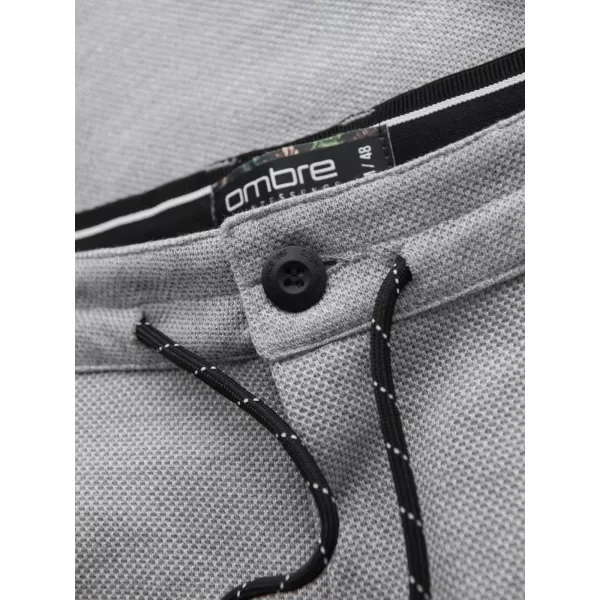 Pantaloni pentru bărbați OMBRE OM-PACP-0116 NEW GRI DESCHIS 