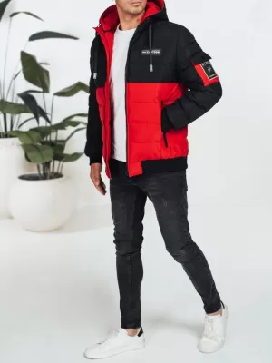 Sacou DSTREET TX5052 NEGRU/ROȘU
