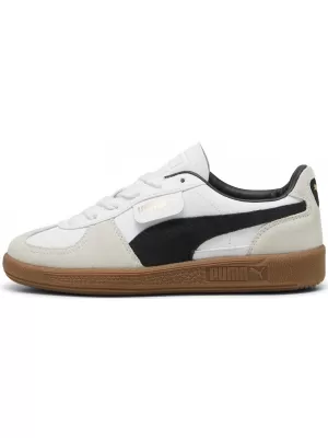 Pantofi pentru bebeluși PUMA PALERMO LTH JR 39727501 PUMA WHITE/VAPOR GRAY/GUM