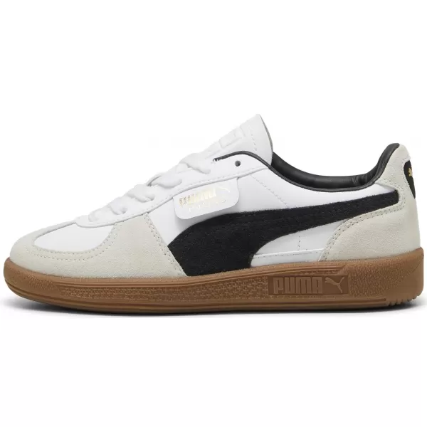  Pantofi pentru bebeluși PUMA PALERMO LTH JR 39727501 PUMA WHITE/VAPOR GRAY/GUM 