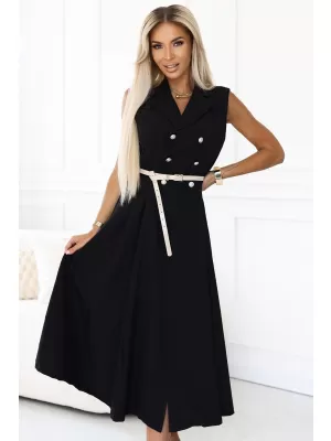 Rochie NUMOCO 596-3 NEGRU