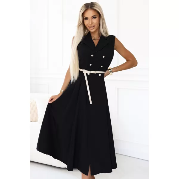  Rochie NUMOCO 596-3 NEGRU 