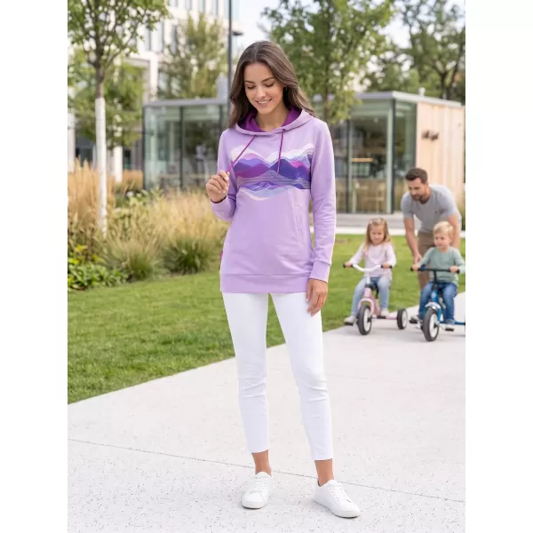  Hanorac de dama ALTISPORT GAE VIOLET DESCHIS 