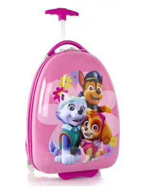 Valiză HEYS KIDS PAW PATROL 2W FLOARE ROZ