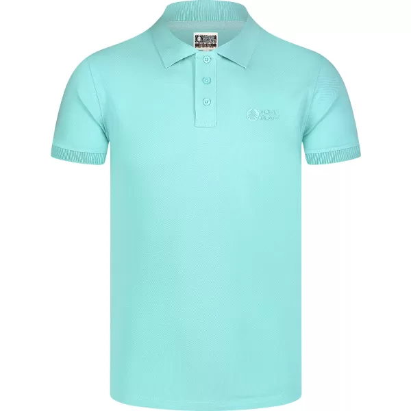  Mens t -thirt cu guler NORDBLANC ETERNITY NBSMT8166 ALBASTRU DESCHIS 