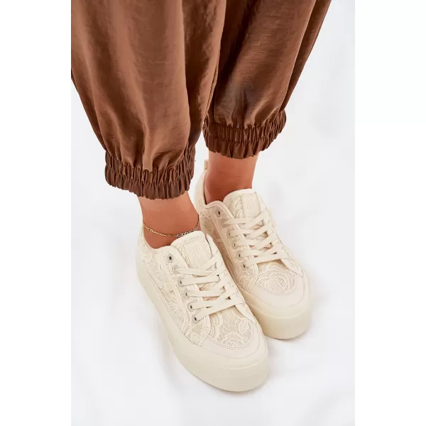  Pantofi BIG STAR de damă RR274630 BEI Pantofi Big Star 