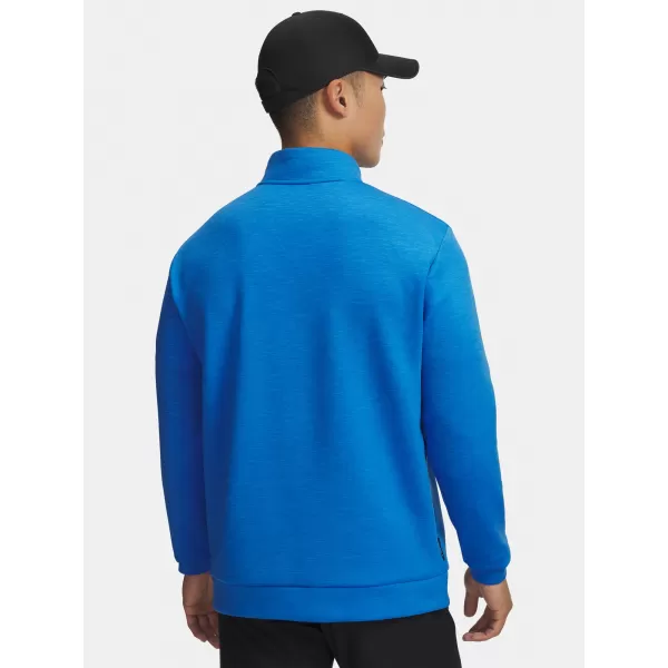  Hanorac pentru bărbați UNDER ARMOUR UA DRIVE MIDLAYER PULLOVER 1387124-402 ALBASTRU 