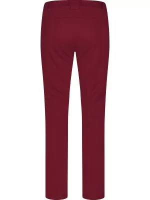 Pantaloni de softshell pentru femei NORDBLANC SWEEP NBFPL8278 BURGUNDIA