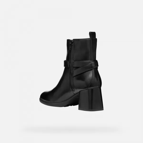  Botine de dama GEOX WALK PLEASURE 55 G004564 NEGRU 