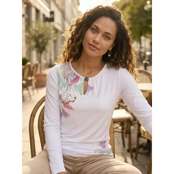  Tricou pentru femei ALTISPORT GLADYS ALB 